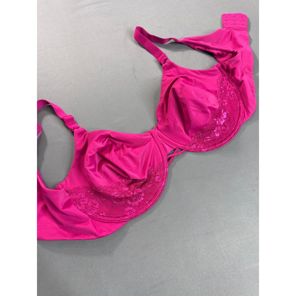 Vanity‎ Fair 76571 Beauty Back Full Figure Underwire Bra Pink Lace 42D